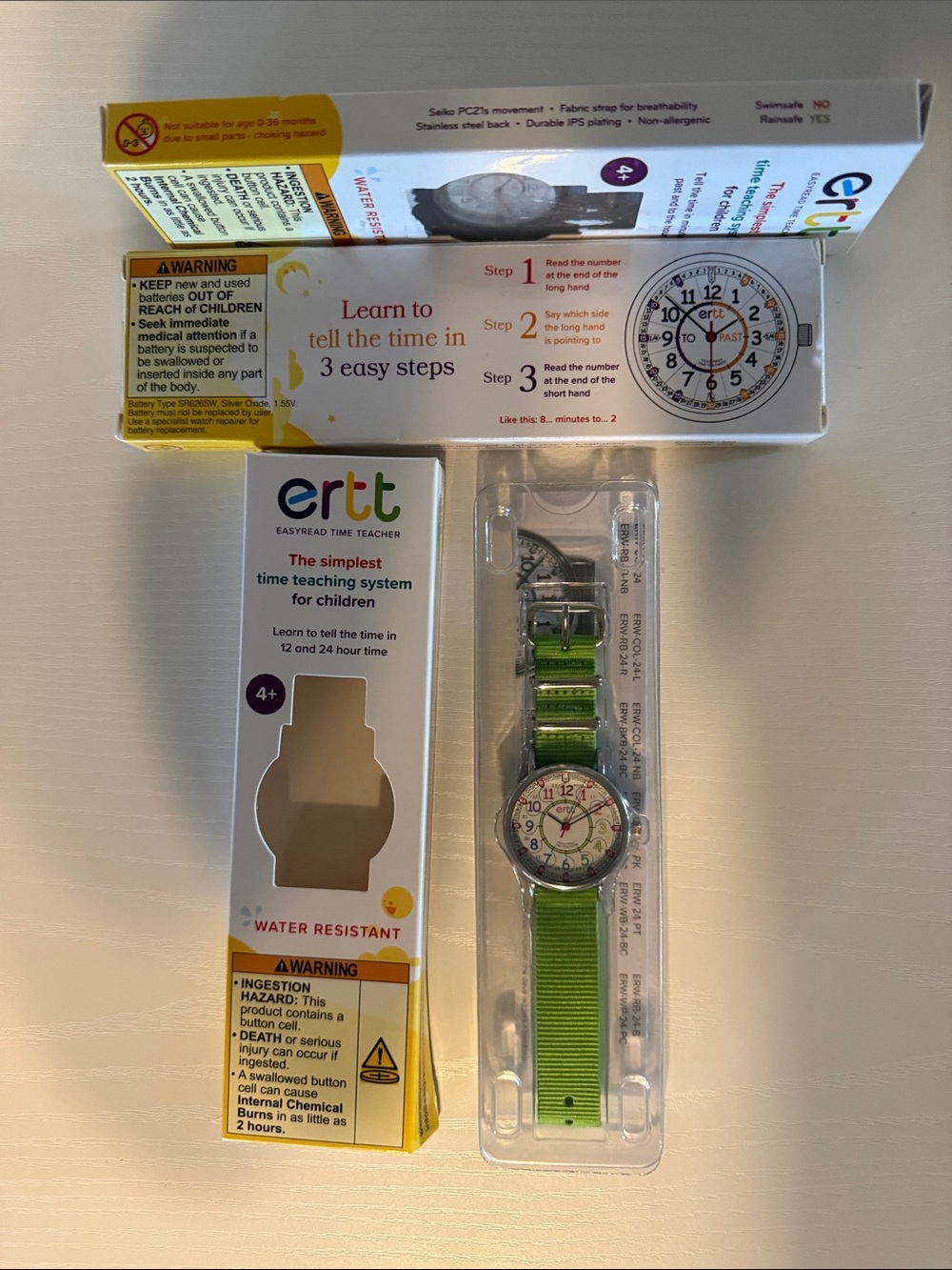 Kids' Easy Time Teacher Watch - Green